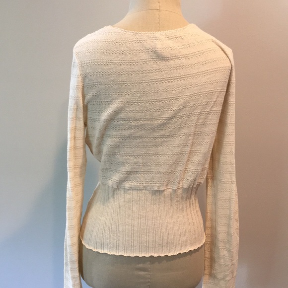 Free People Cream Sweater Small - Picture 5 of 7